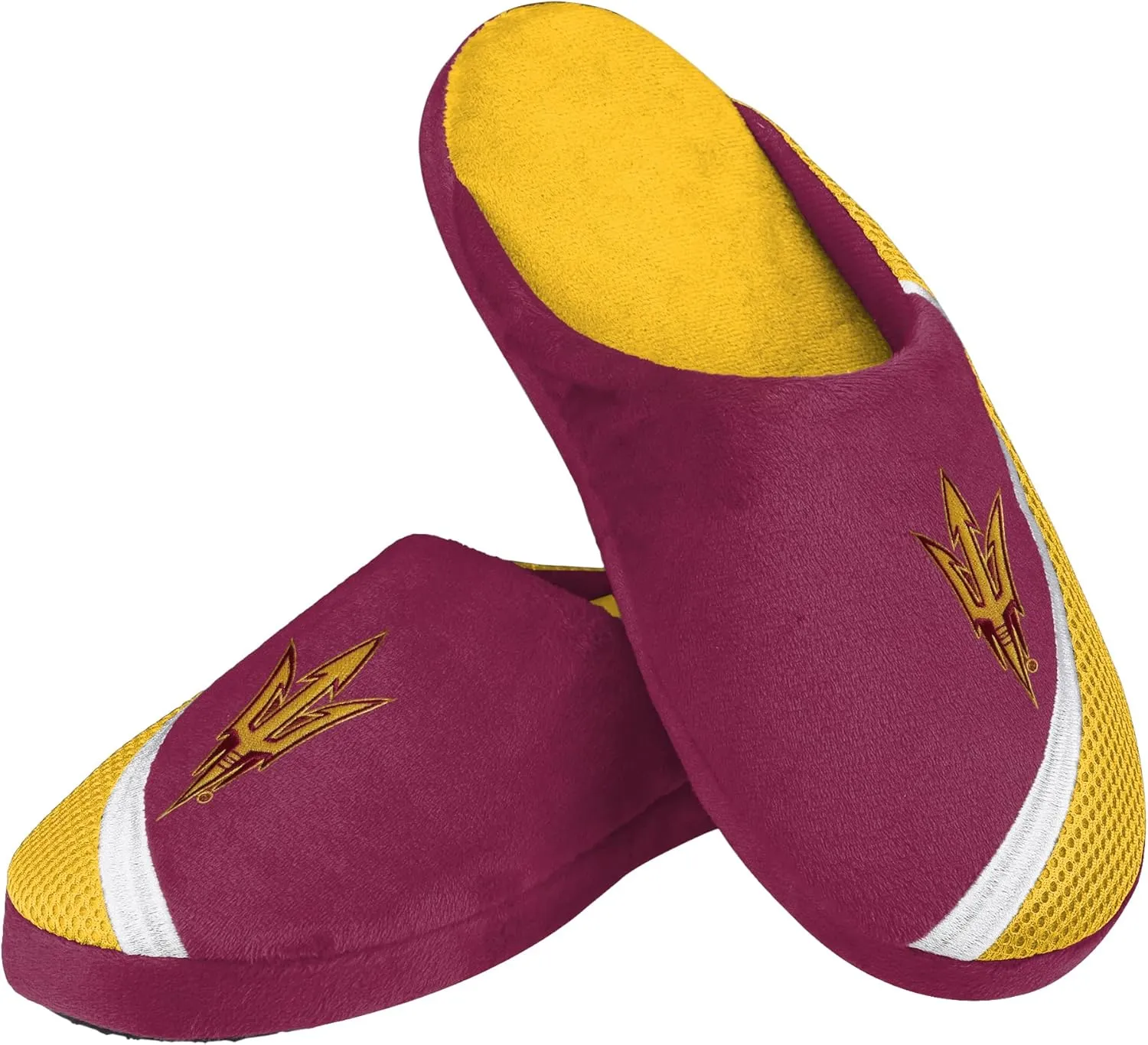 FOCO Men's NCAA 2022 Big Logo Color Edge Slipper