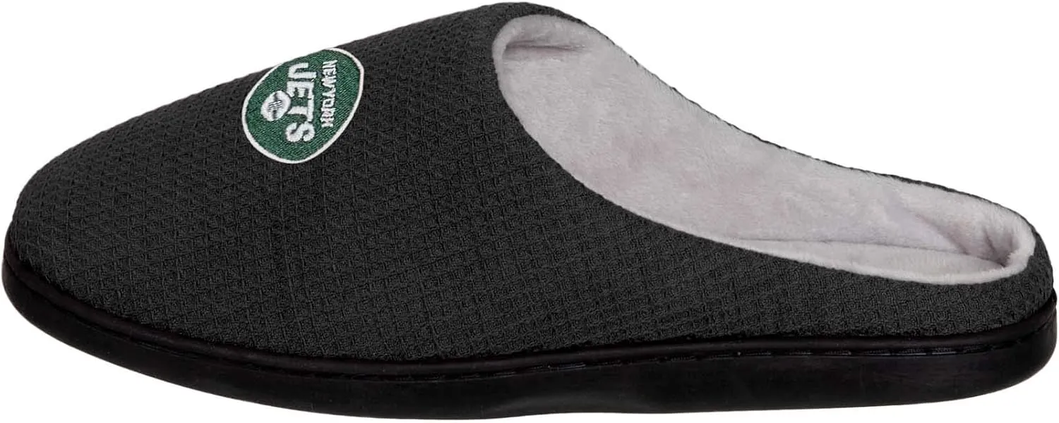 FOCO Men's NFL Team Logo Memory Foam Slide Slippers