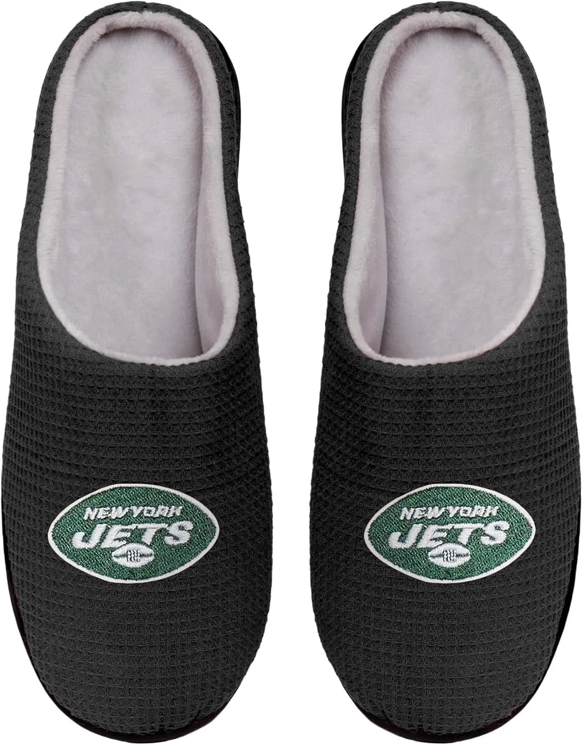 FOCO Men's NFL Team Logo Memory Foam Slide Slippers