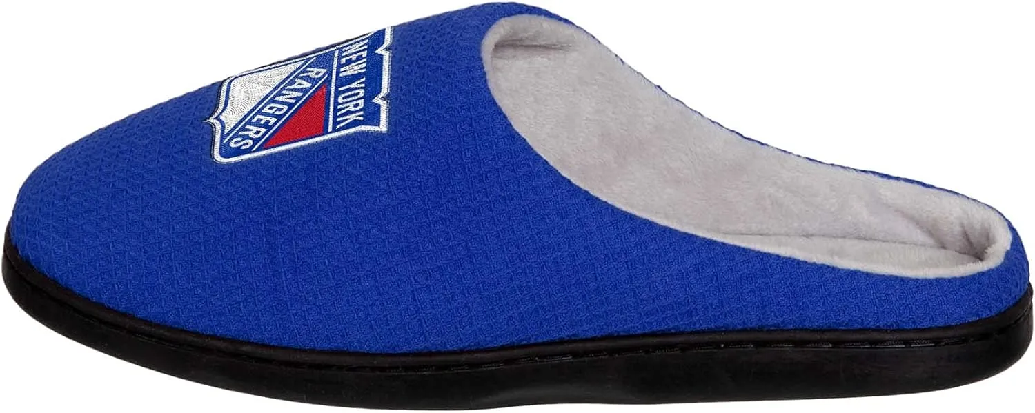 FOCO NHL Mens Memory Foam Slide Slippers