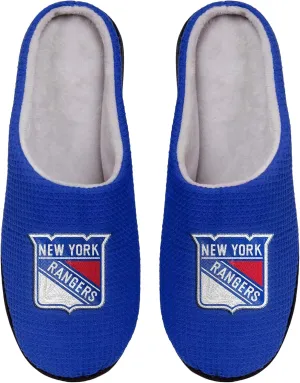 FOCO NHL Mens Memory Foam Slide Slippers