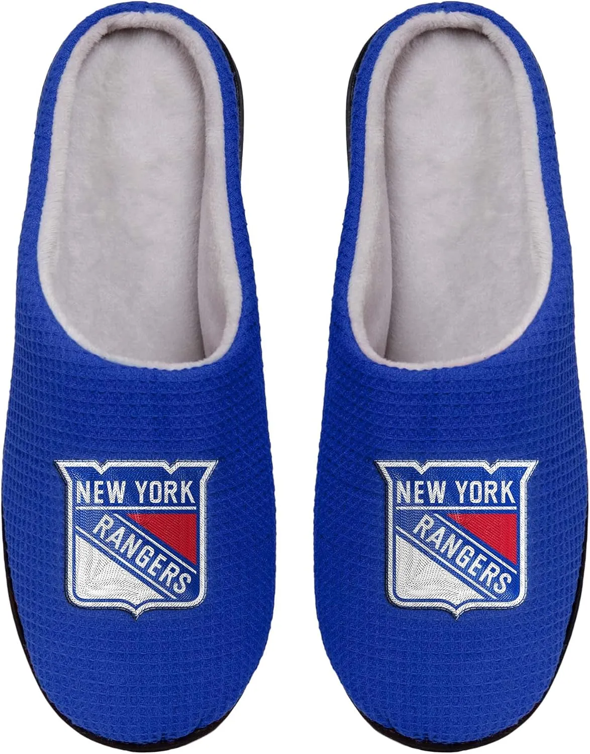 FOCO NHL Mens Memory Foam Slide Slippers