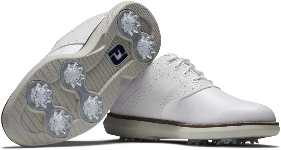 FootJoy Unisex-Child Traditions Junior Golf Shoe