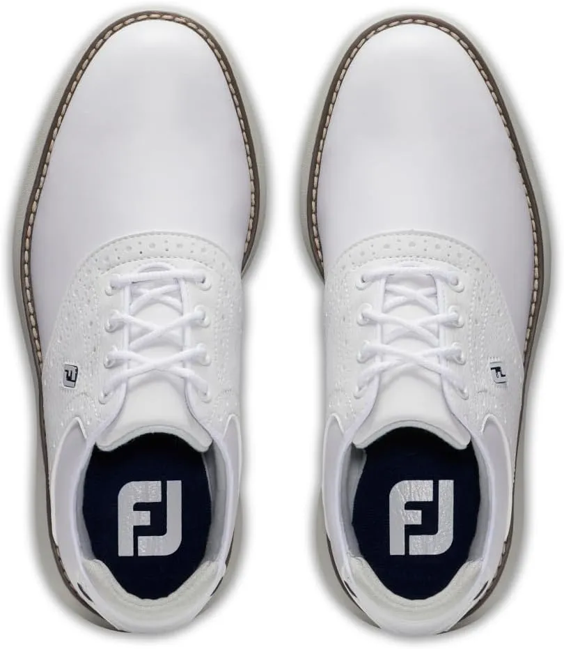 FootJoy Unisex-Child Traditions Junior Golf Shoe