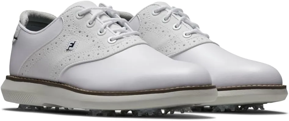 FootJoy Unisex-Child Traditions Junior Golf Shoe