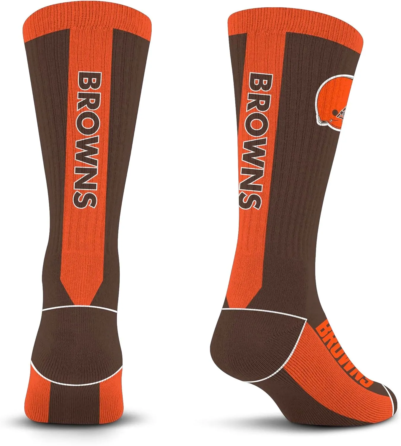 For Bare Feet MVP Crew Sock NFL Large