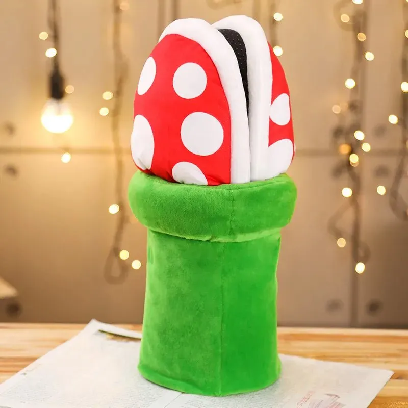 Funny Piranha Flower Mushroom Slippers