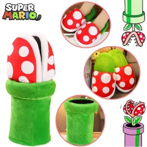 Funny Piranha Flower Mushroom Slippers