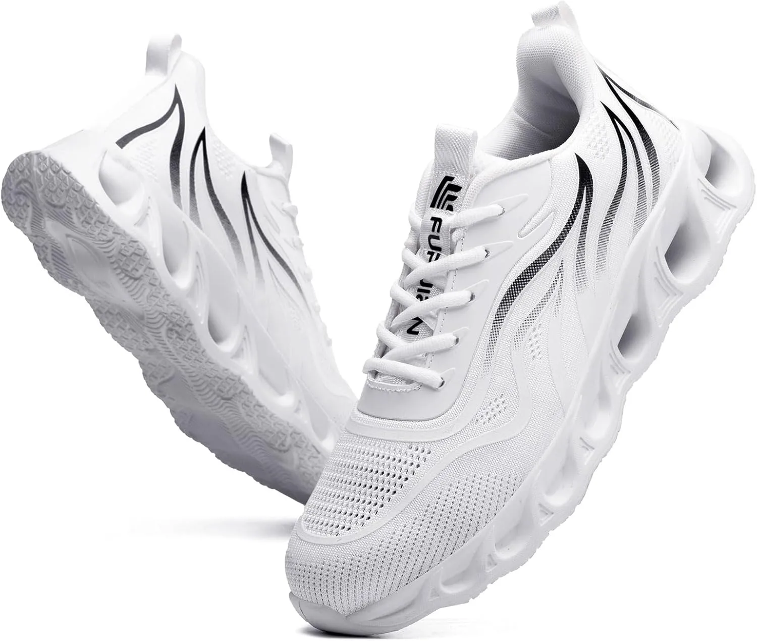 Furuian Steel Toe Shoes for Men Women Lightweight Indestructible Safety Shoes Comfortable Steel Toe Sneakers Puncture Proof Work Shoes