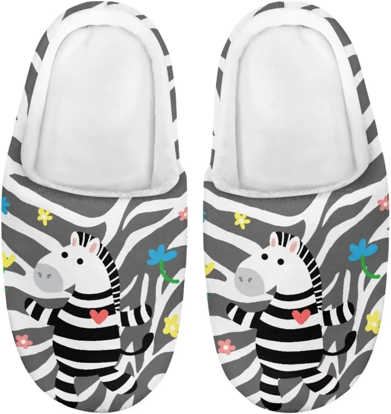Fuzzy Slippers for Girls Unisex-Child Plush House Shoes Boys Cozy Slippers