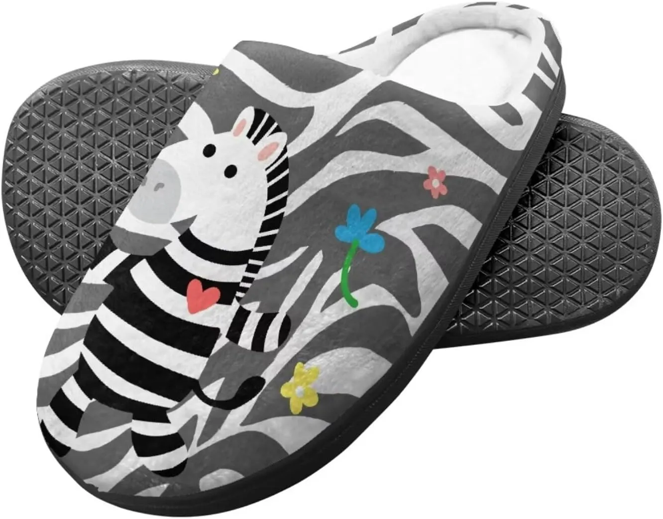 Fuzzy Slippers for Girls Unisex-Child Plush House Shoes Boys Cozy Slippers