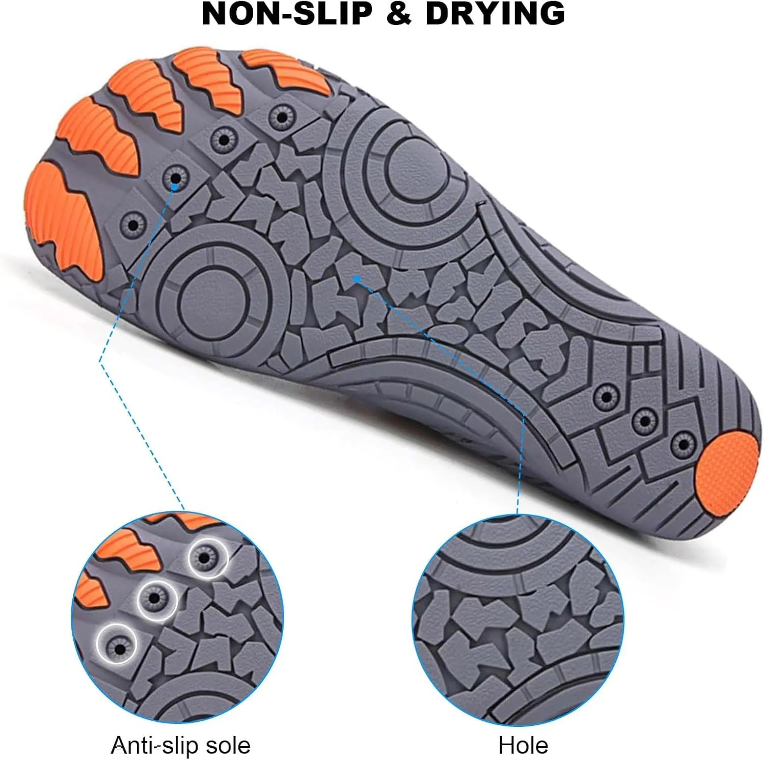Giltpeak Hike Barefoot Shoes Women Men, Pro Wide Slip-On Minimalist Athletic Quick Dry Baresteps Shoes Unisex