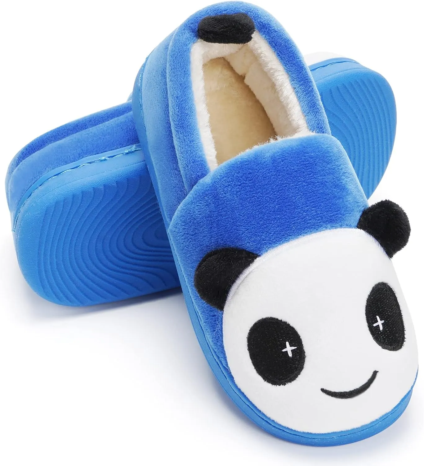 Girls House Slippers Kids Plush House Shoes Boys Warm Cartoon Slippers Cute Animal Winter Indoor Slipper