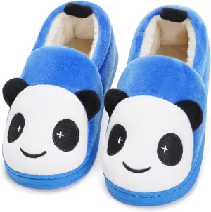 Girls House Slippers Kids Plush House Shoes Boys Warm Cartoon Slippers Cute Animal Winter Indoor Slipper