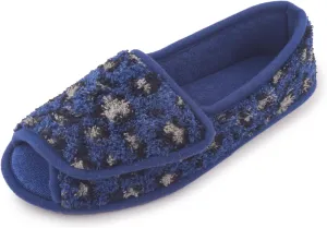 Git-up Women Diabetic Slippers/W Arthritis Edema Adjustable Closure Memory Foam House Shoes Open Toe Extra Wide
