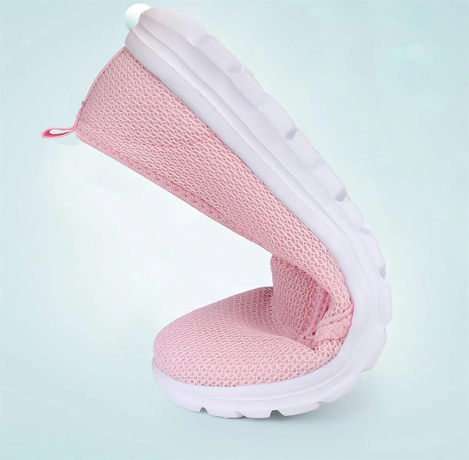 GOSPT Women's Knit Walking Shoes Lightweight Breathable Mesh Slip on Low Top Loafer Flats