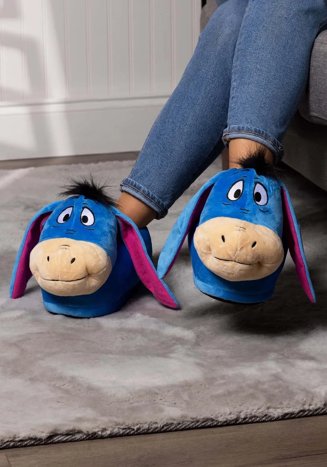 Ground Up Adult Winnie the Pooh Eeyore Slipper