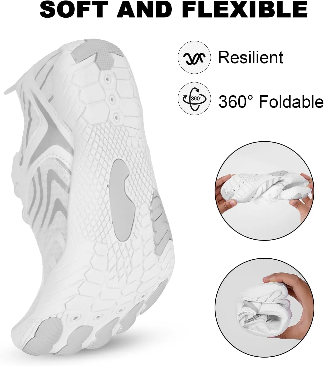 Grounded Footwear Barefoot Shoes Women&Men Neuropathy Hiking Footwear Barefoot Womens Shoes Non-Slip Outdoor Unisex Water Pro Beach Shoe Wide Toe Box Sneakers, Diabetic Shoe, Waterproof, Quick-Dry