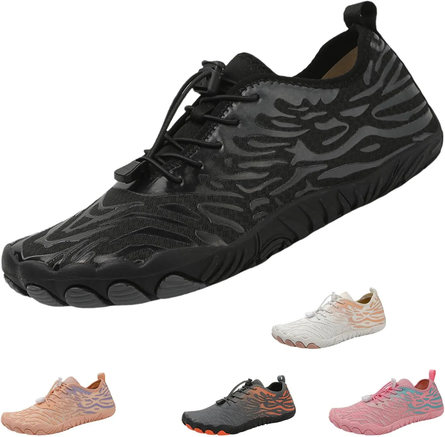 Grounded Footwear for Women Men, Barefoot Shoes Non-Slip Wide Toe, Hike Lightweight Drop Zero Quick-Dry Breathable