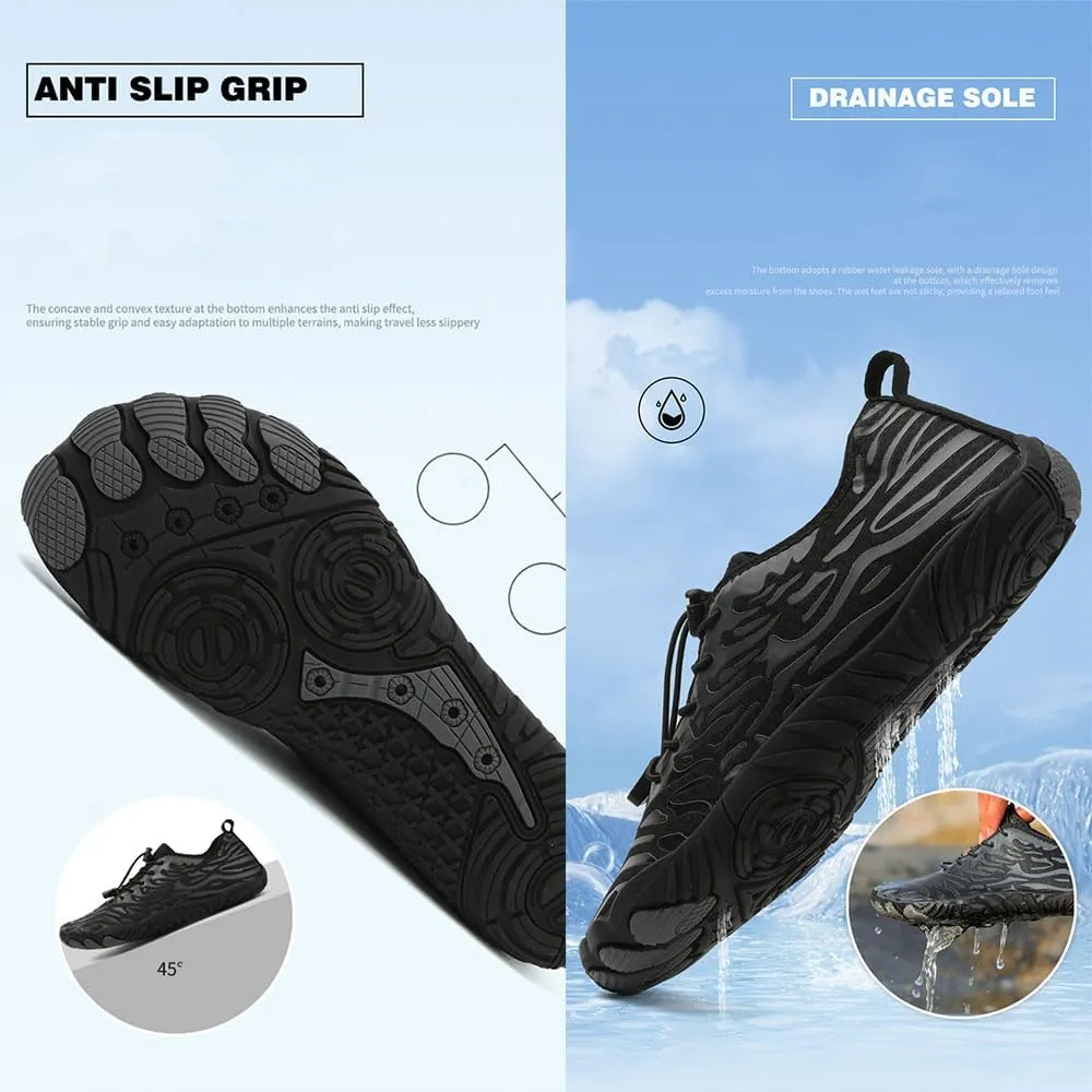 Grounded Footwear for Women Men, Barefoot Shoes Non-Slip Wide Toe, Hike Lightweight Drop Zero Quick-Dry Breathable