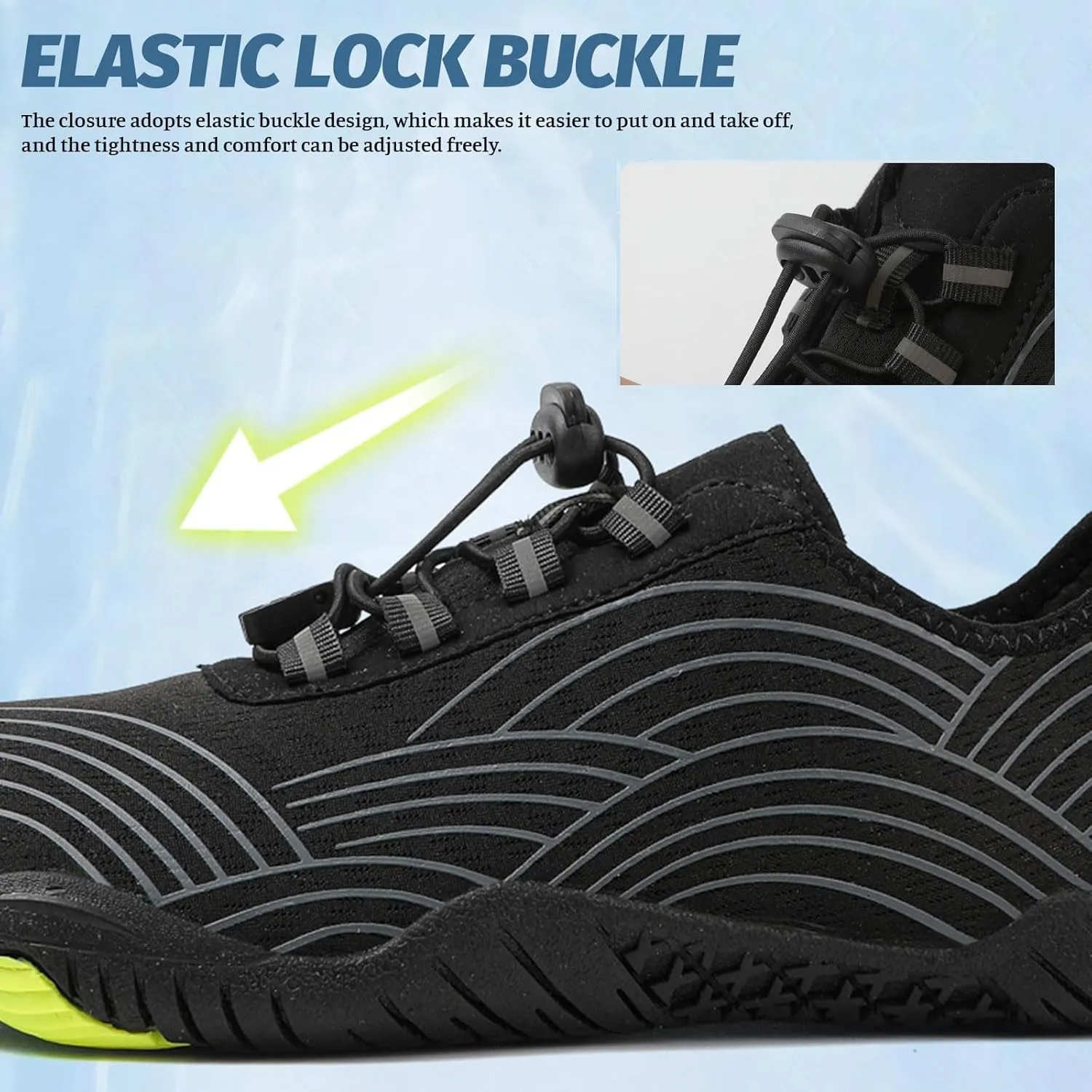Grounded Footwear for Women Men - Pro Wide Toe Box,Athletic Hiking Water Sports Shoes Healthy & Non-Slip Shoe Breathable Quick-Dry Water Shoes for Swim Surf Outdoor Sports
