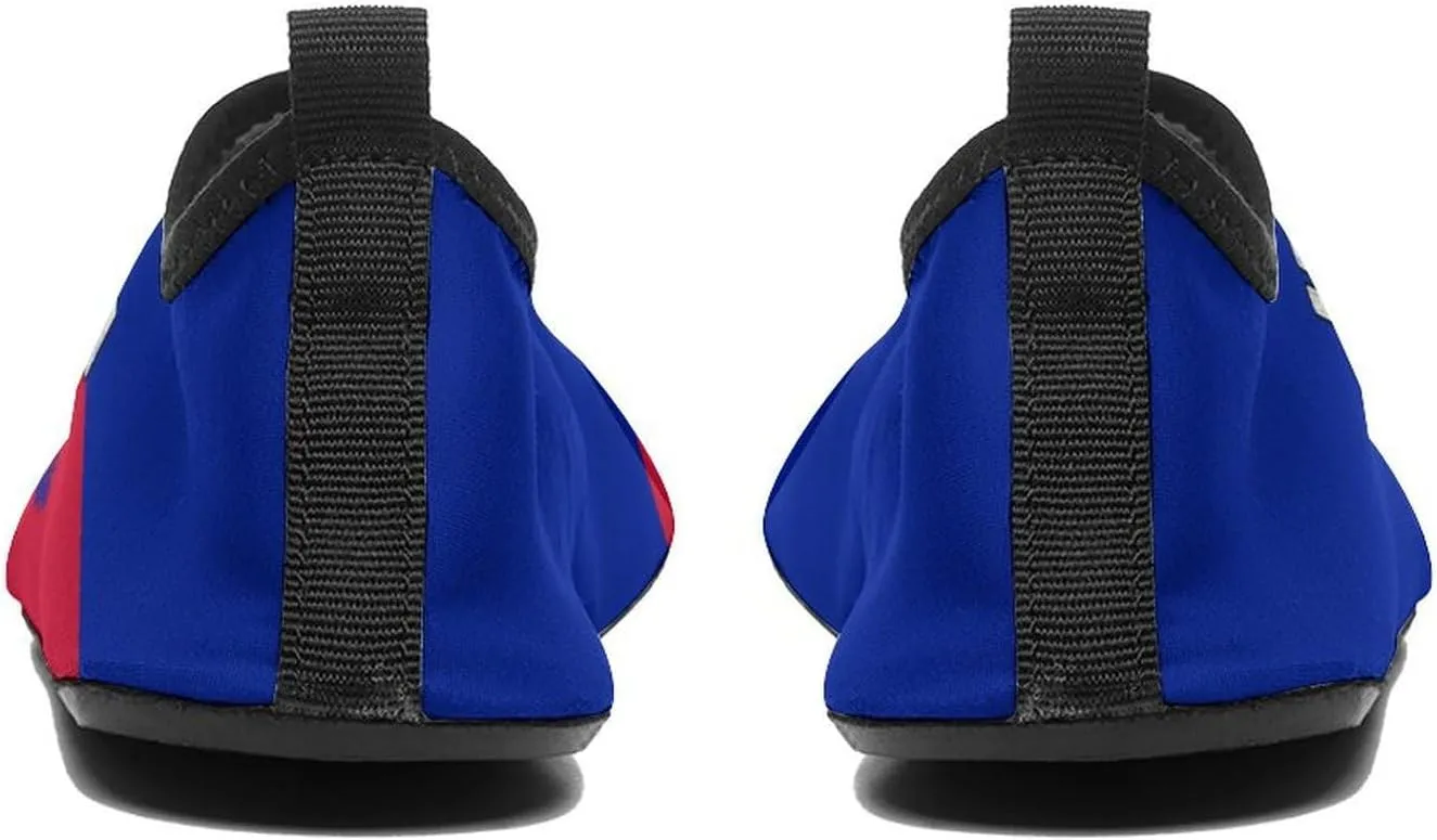 Haiti Flag Haitian Men Women Water Shoes Quick Dry Barefoot Shoe Beach Surfing Swim Pool Yoga Sock