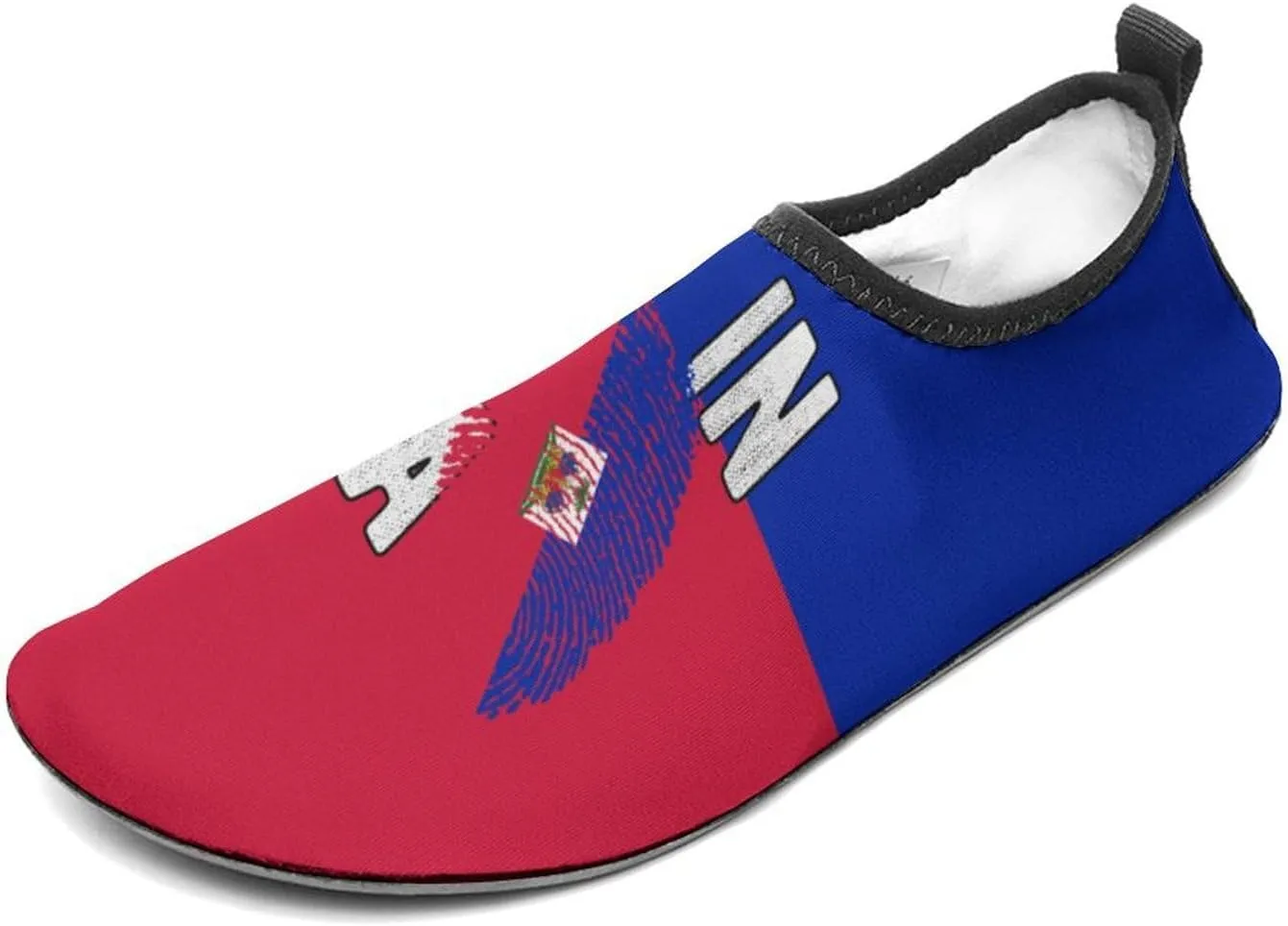Haiti Flag Haitian Men Women Water Shoes Quick Dry Barefoot Shoe Beach Surfing Swim Pool Yoga Sock