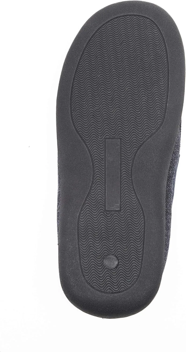 Hanes Men's ComfortSoft Memory Foam Knit Venetian Moccasin Indoor/Outdoor Slipper