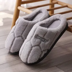 Hardwearing Sole,Anti-Slip Warm Confinement Shoes, Thick Plush Shoes for Pregnant Women-Grey_40-41,Memory Foam Slipper