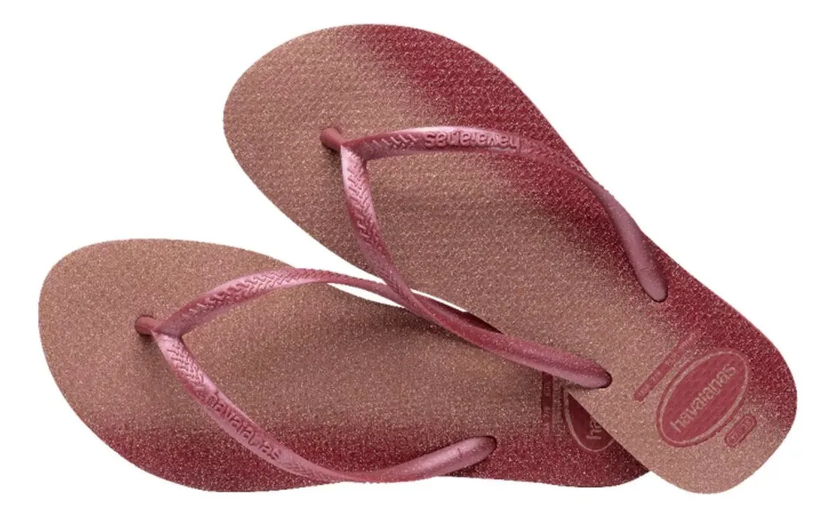 Havaianas Slim Gloss Burgundy