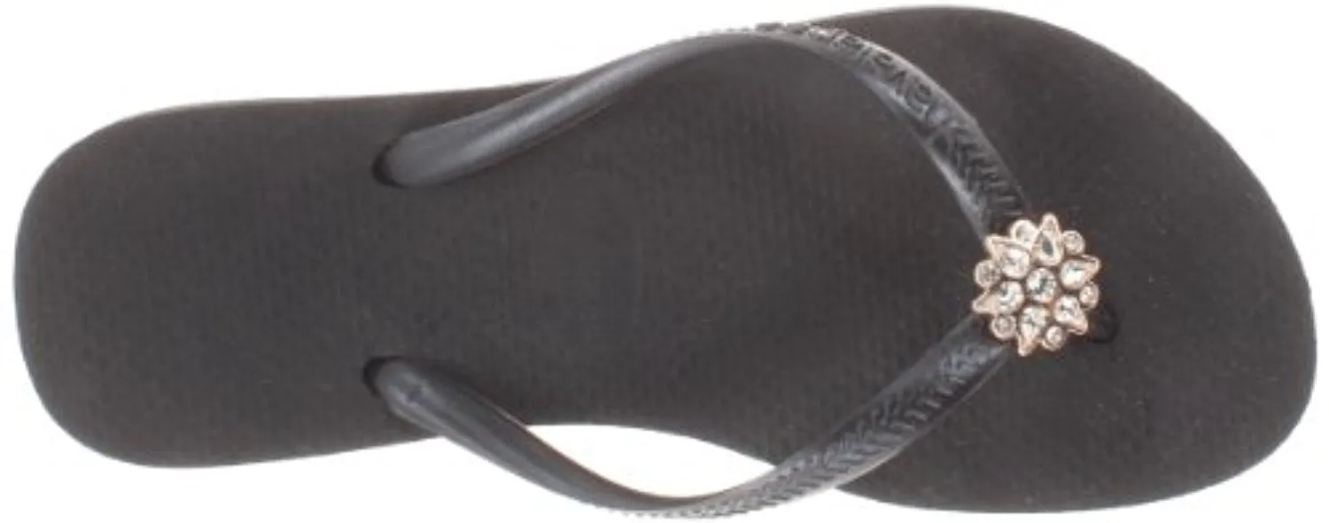 Havaianas Women's Slim Crystal Poem Flip Flop