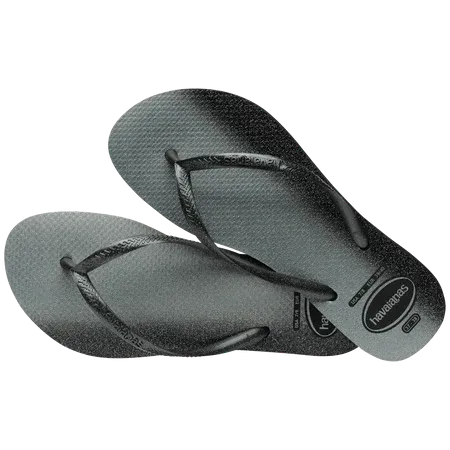 Havaianas - Women's Slim Gloss Flip Flops - Black (Add-On)