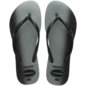 Havaianas - Women's Slim Gloss Flip Flops - Black (Add-On)