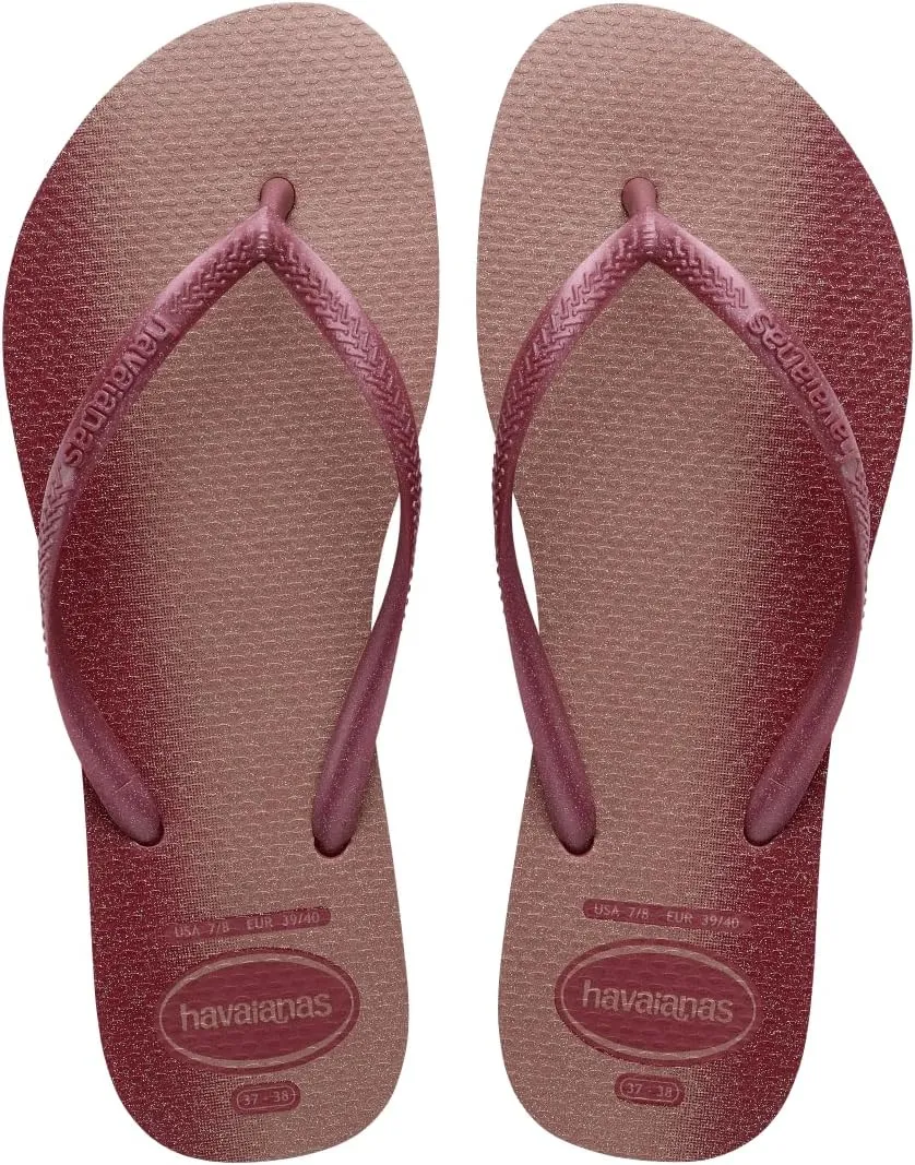 Havaianas Women's Slim Gloss Sandal Amaranth Flip-Flop