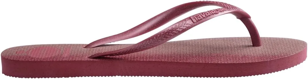 Havaianas Women's Slim Gloss Sandal Amaranth Flip-Flop