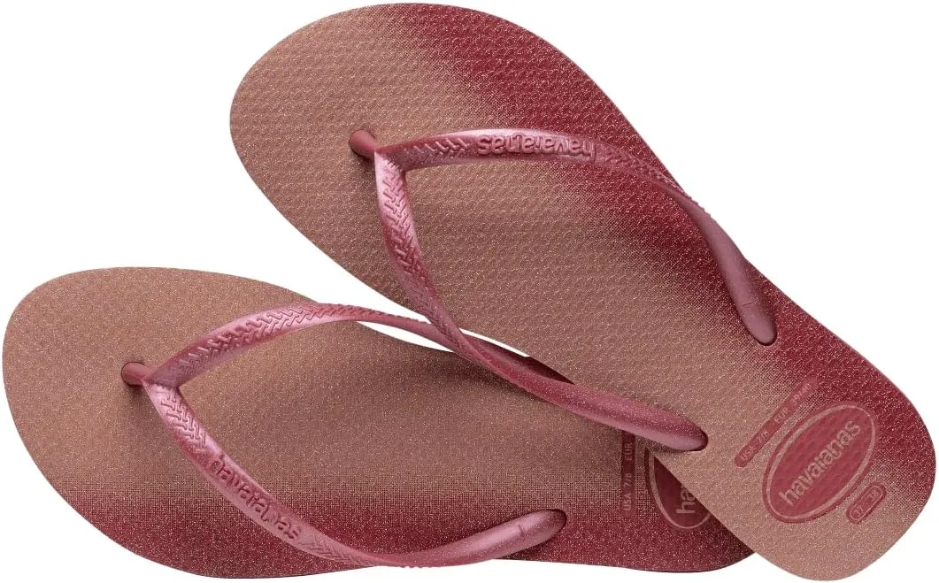Havaianas Women's Slim Gloss Sandal Amaranth Flip-Flop