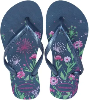 Havaianas Women's Slim Organic Flip Flop Sandals, Floral Design