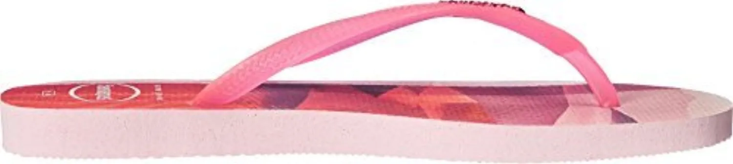 Havaianas Women's Slim Paisage Flip Flops Crystal Rose Sandal