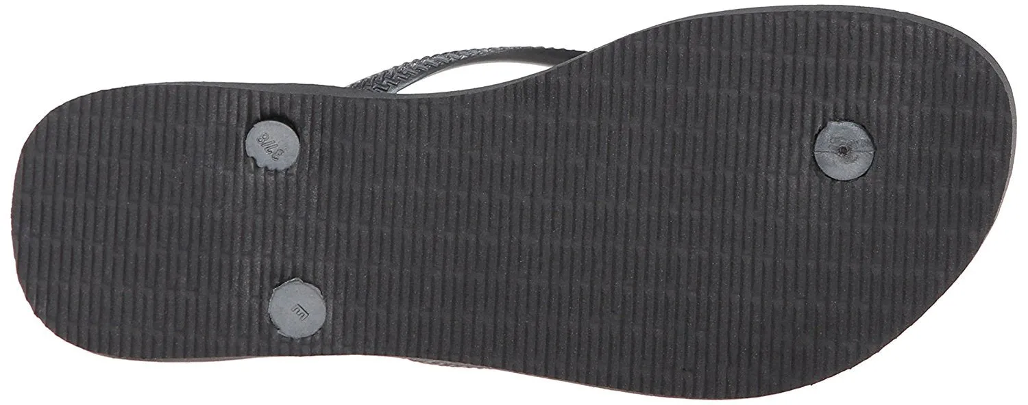 Havaianas Women's Slim Season Sandal, Dark Grey-Grey, 35 BR-6 M US