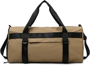 HBJWOV Sports and fitness bag dry and wet separation swimming and yoga duffel bag