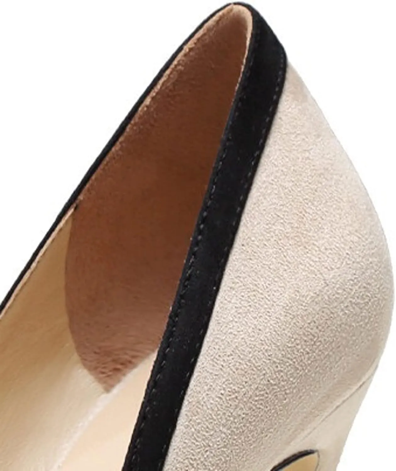 Heels for Women high Heel Women's high Heel Shoes Slim high Heel Suede Shoes(10.5)