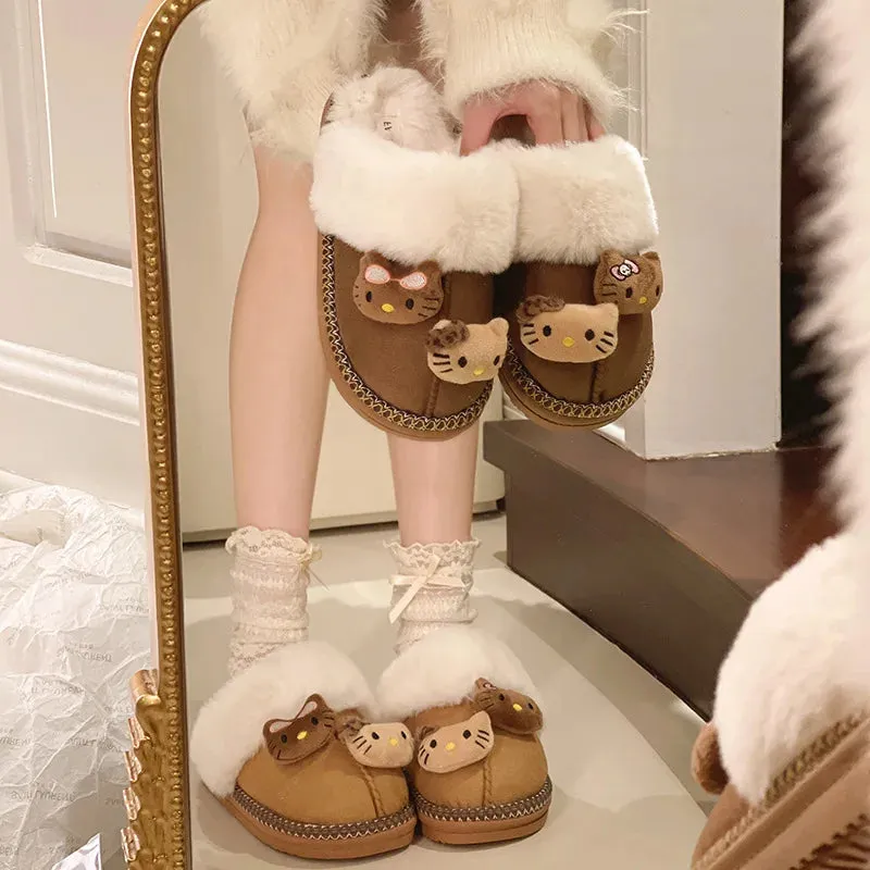 Hello Kitty Plush Slip-on