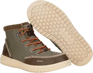 Hey Dude Men's Bradley Corduroy Collar Dusty Olive/Tan Loafer Flat