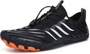 HiGropcore Water Shoes Men Women, Barefoot Wide Toe Box Beach Shoes, Quick Dry Breathable Swim Aqua Socks with Drainage