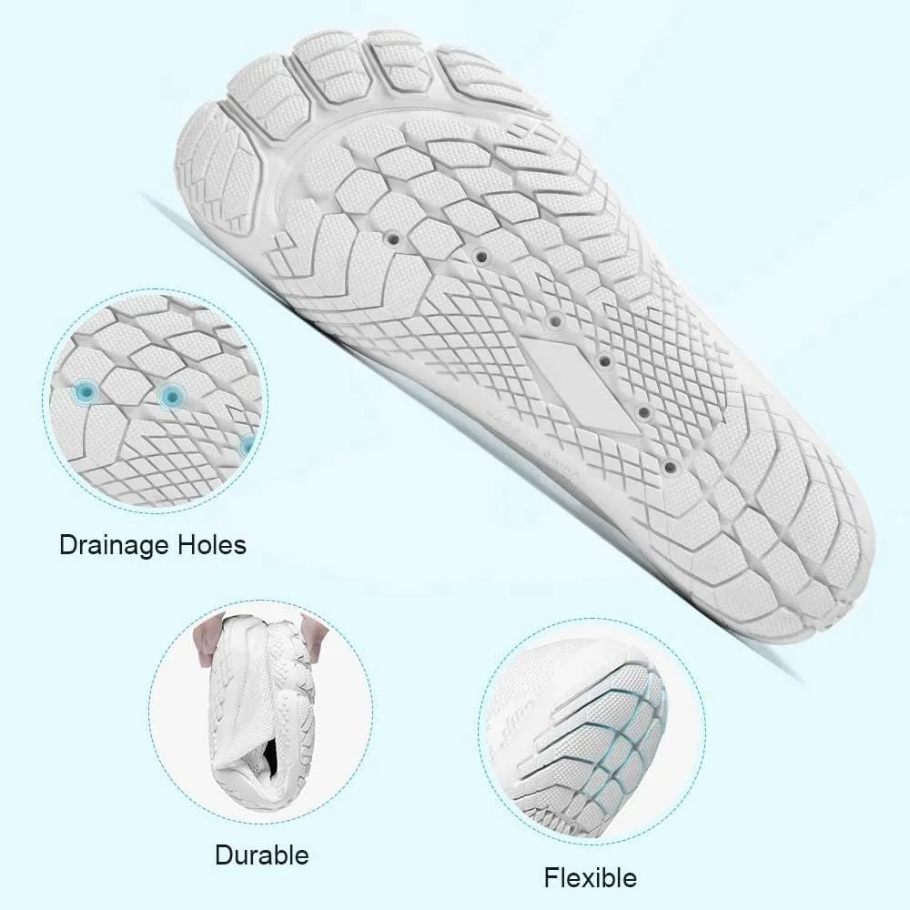 HIITAVE Men Barefoot Water Shoes Beach Aqua Socks Quick Dry for Outdoor Sport Hiking Swiming Surfing