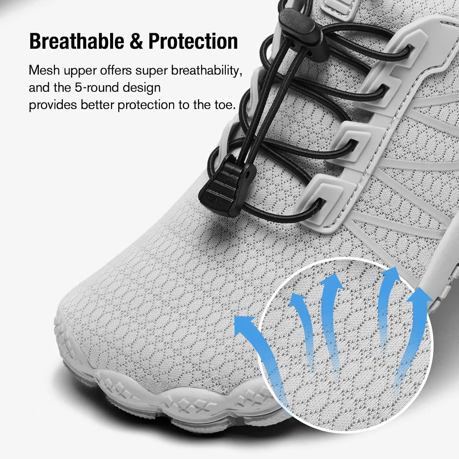 hiitave Womens Water Shoes Quick Dry Barefoot for Swim Diving Surf Aqua Sports Pool Beach Walking Yoga
