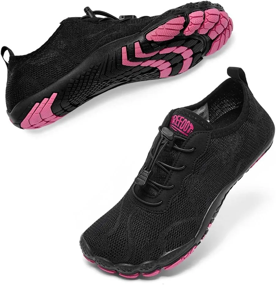 hiitave Womens Water Shoes Quick Dry Barefoot for Swim Diving Surf Aqua Sports Pool Beach Walking Yoga