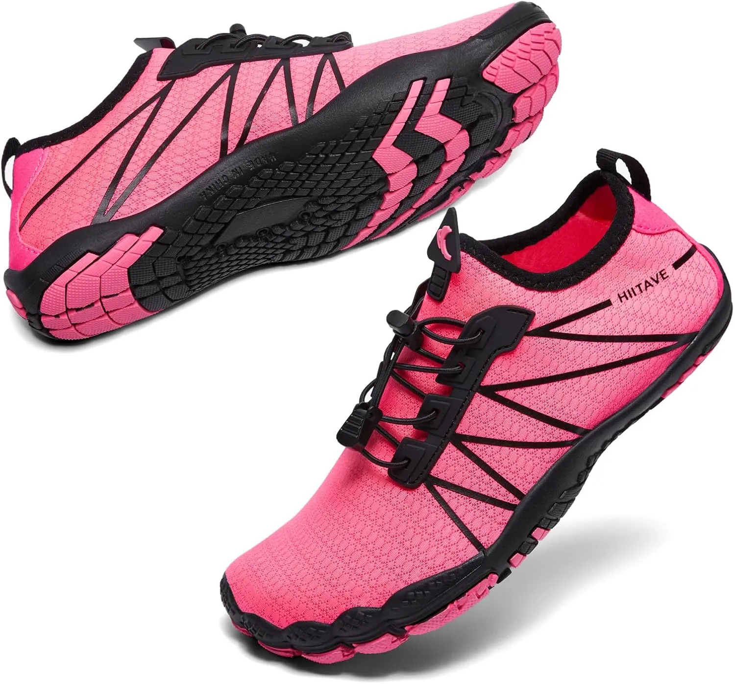hiitave Womens Water Shoes Quick Dry Barefoot for Swim Diving Surf Aqua Sports Pool Beach Walking Yoga