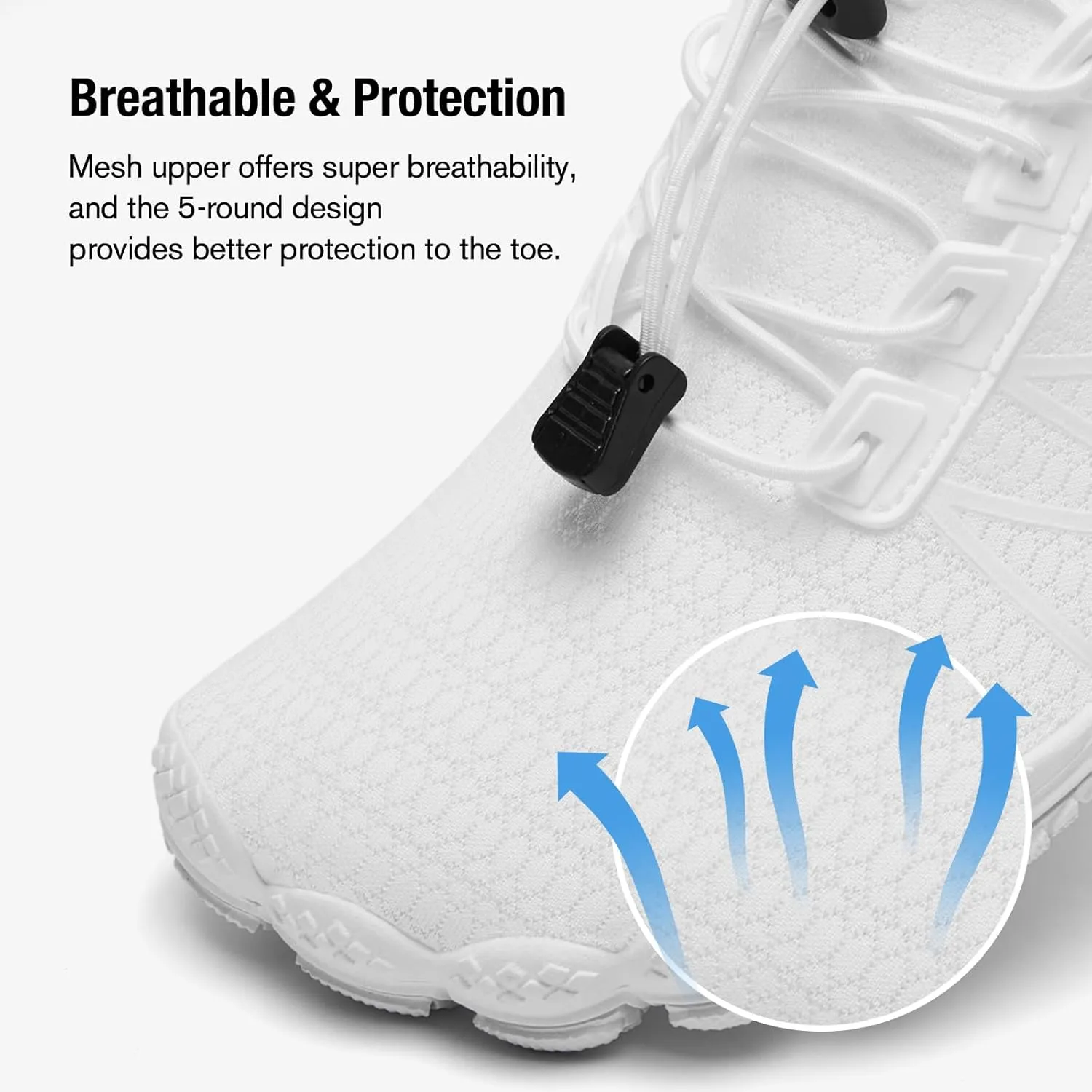hiitave Womens Water Shoes Quick Dry Barefoot for Swim Diving Surf Aqua Sports Pool Beach Walking Yoga