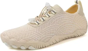 Hike Barefoot Shoes for Women Breathable Non-Slip Athletic Footwear Wide Toe Box Barefoot Grounding Shoes Beach Outdoor Running Sneakers Healthy Non-Slip Shoe Unisex